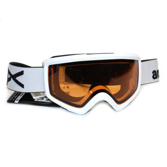 Anon Unisex Helix 2.0 Snow Goggles White Frame with Amber Lens - Picture 1 of 3